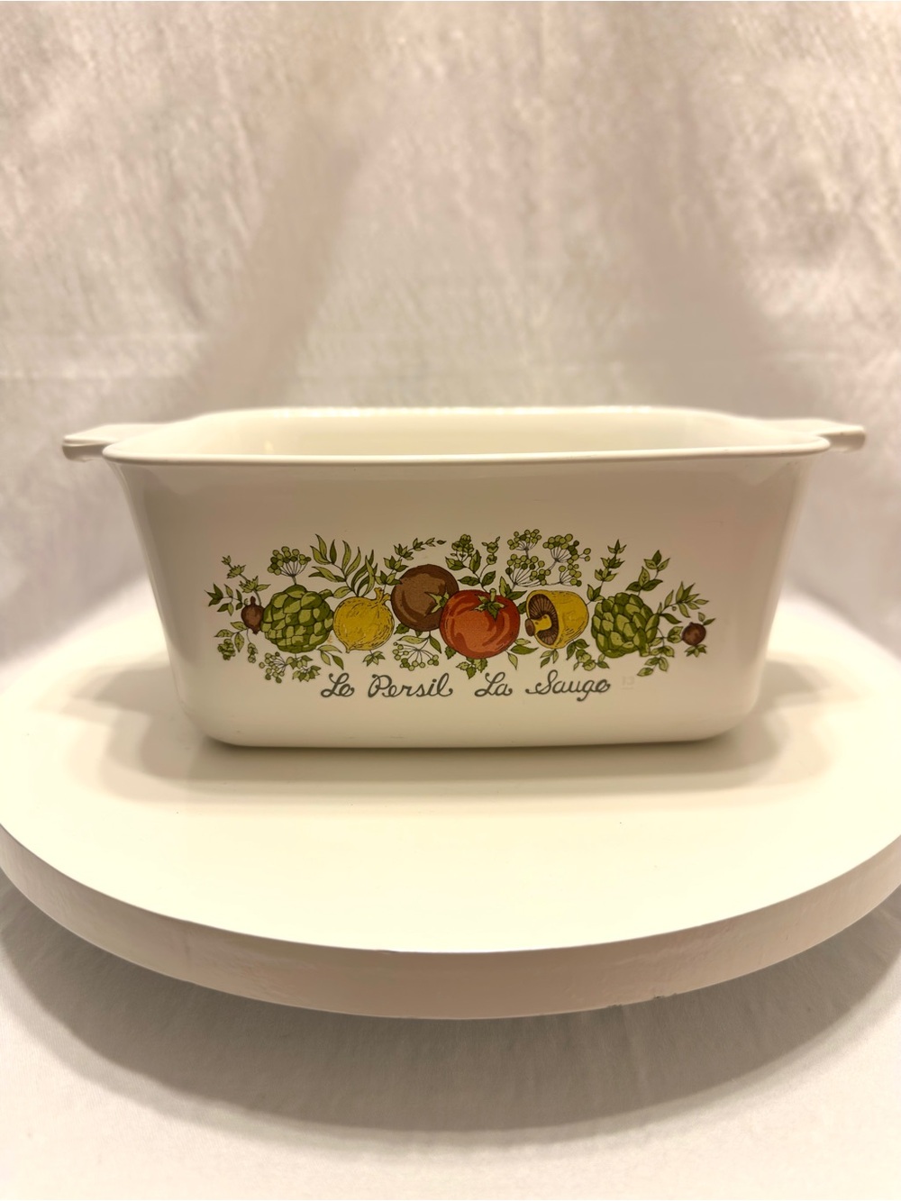 Vintage Corningware Spice of Life Rectangular Casserole Dish P-4-B